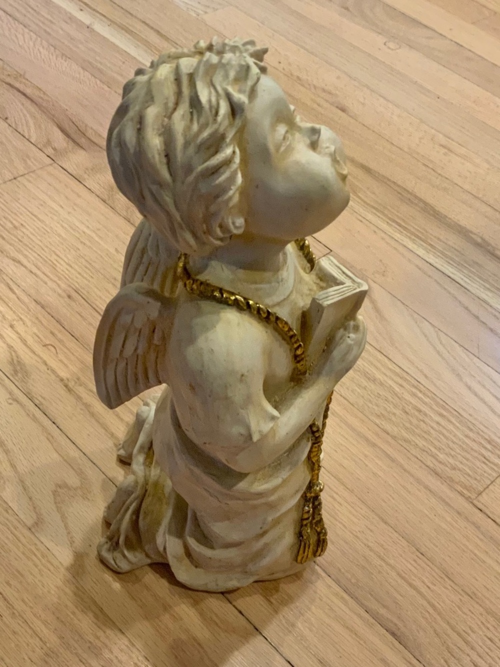 1970 Dave Grossman style 12" Tall Sculpture of Little Boy Cherub Angel
